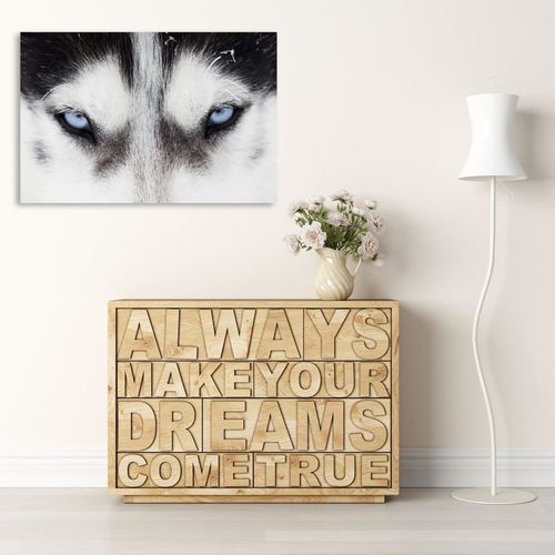 Obraz na płótnie - Canvas, Oczy Husky 40x60 na Arena.pl