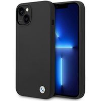 BMW BMHCP15SSILBK iPhone 15 / 14 / 13 6.1" czarny/black hardcase Silicone