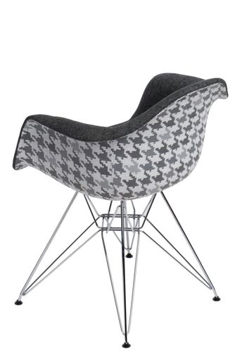 Krzesło P018 DAR Pattern szare/pepitka na Arena.pl