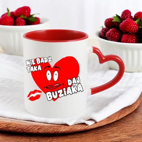 KUBEK Z NADRUKIEM PREZENT DLA KOLEŻANKI DZIEWCZYNY KOBIETY ŻONY WALENTYNKI na Arena.pl