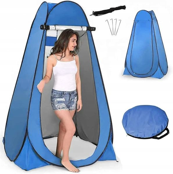 PRZEBIERALNIA PRZENOŚNA NAMIOT PLAŻOWY KEMPINGOWY NA PRYSZNIC TOALETA WC zdjęcie 1