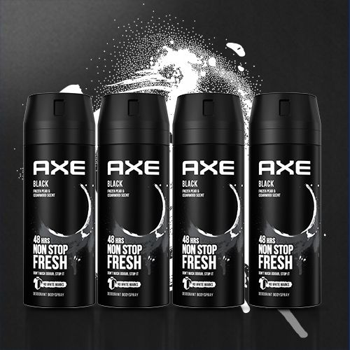 AXE Black dezodorant dla mężczyzn 4x150 ml DEO zdjęcie 3