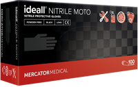 Rękawice nitrylowe ideall NITRILE MOTO XL 100 szt