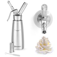 SYFON DO BITEJ ŚMIETANY PROFESJONALNY 0,5L STAL NIERDZEWNA HENDI 588017