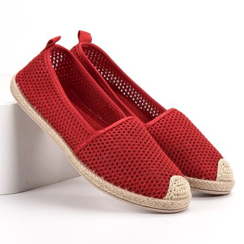 Czerwone Tekstylne Espadryle r.40 na Arena.pl