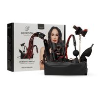 bedroom fantasy - 8 piece set of sm luxury set black