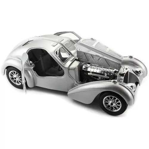 Bugatti Atlantic 1936, 1:24 srebrny na Arena.pl