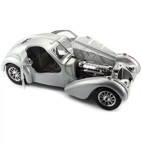 Bugatti Atlantic 1936, 1:24 srebrny zdjęcie 3