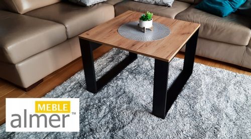 Ława Stolik K5 w stylu loft 70x70x50 na Arena.pl