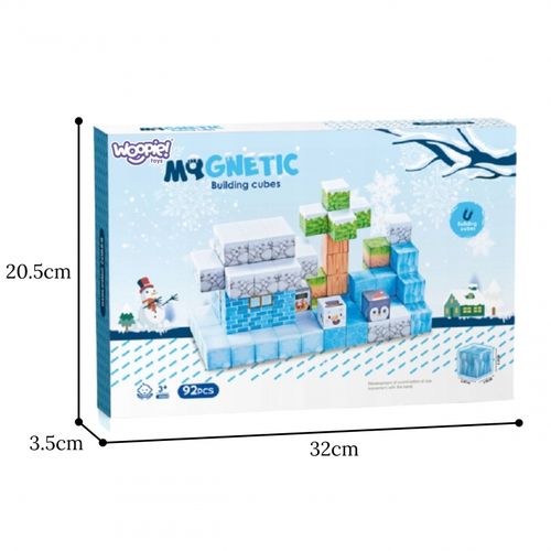 WOOPIE Klocki Magnetyczne Konstrukcyjne Zimowy Świat klocków na Arena.pl