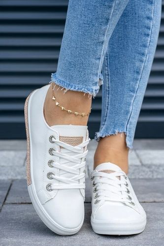 Białe trampki damskie skórzane Queen 39 na Arena.pl