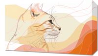Obraz 50x30cm Delikatny Profil Kota