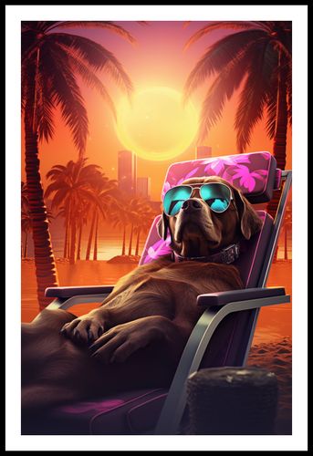 Plakat 53x81cm Lato w Stylu na Arena.pl