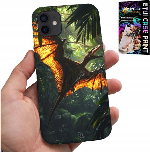 ETUI DO IPHONE 13 MINI - DINO DINOZAUR PTERODAKTYL FUTERAŁ PLECKI na Arena.pl