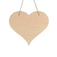 Serce - zawieszka na drzwi ze sklejki do sublimacji