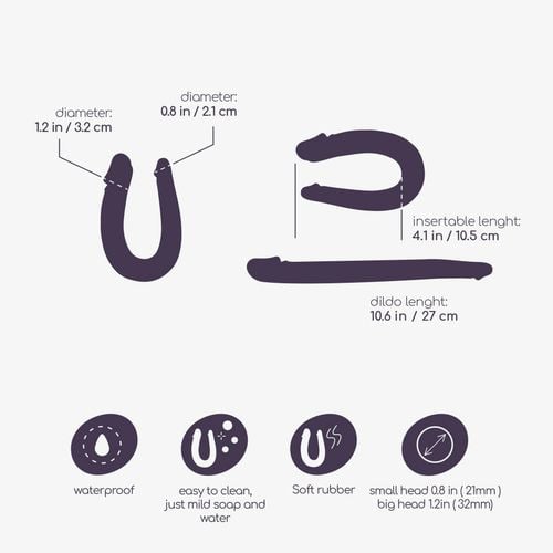 Double Trouble Double Head Dildo Crushious Purple na Arena.pl