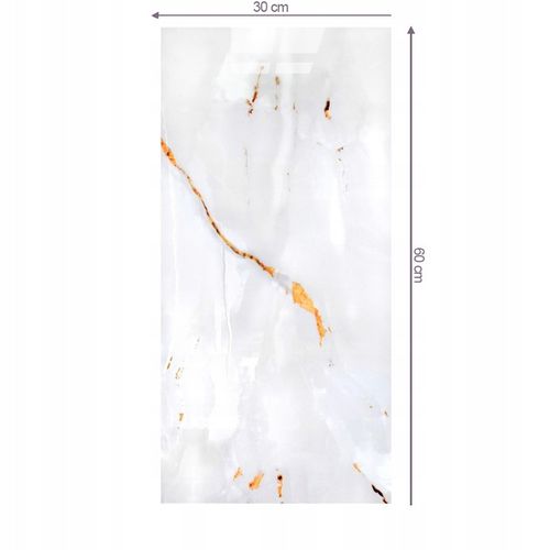 x10 SAMOPRZYLEPNY PANEL ŚCIENNY MARMUR PCV LAMINAT POŁYSK 3D Płytki 30x60 na Arena.pl