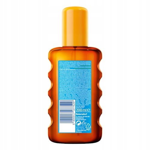 NIVEA SUN Protect & Bronze Olejek do opalania w spray'u SPF30, 200 ml na Arena.pl