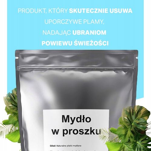 PŁATKI MYDLANE mydło w proszku NATURALNE EKO 1kg na Arena.pl