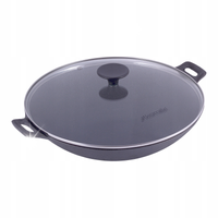 Patelnia głęboka wok żeliwny 30cm KAMILLE