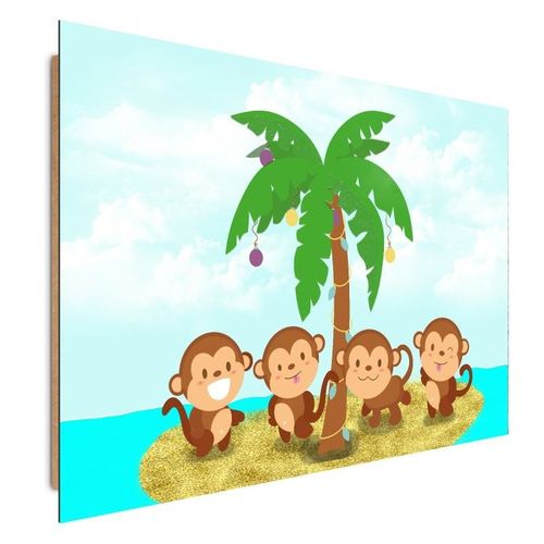 Deco Panel, Cztery małpki 40x30 na Arena.pl
