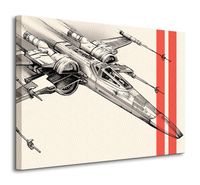 Gwiezdne Wojny Star Wars Episode VII (X-Wing Pencil Art) - obraz na płótnie 80x60 cm