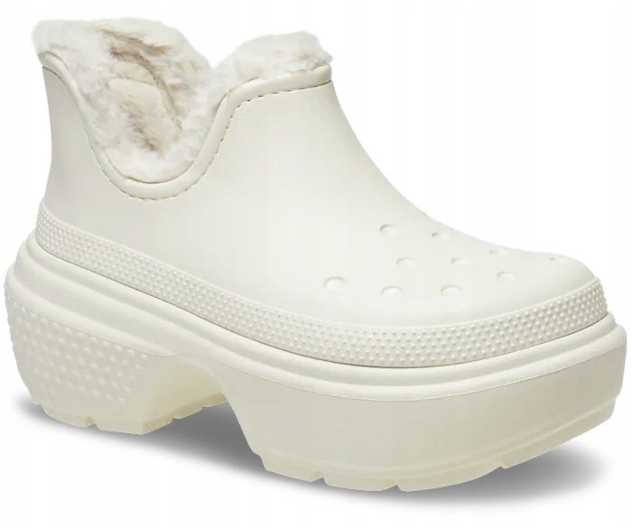 Crocs Damskie Ocieplane Botki Na Platformie Stomp Lined Shorty Boot 37-38 zdjęcie 3