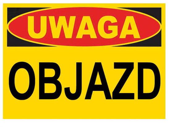 BTO-22 - ZNAK - TABLICA budowlana - objazd zdjęcie 1