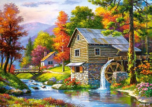 CASTOR Puzzle 500 elementów, Stary młyn na Arena.pl