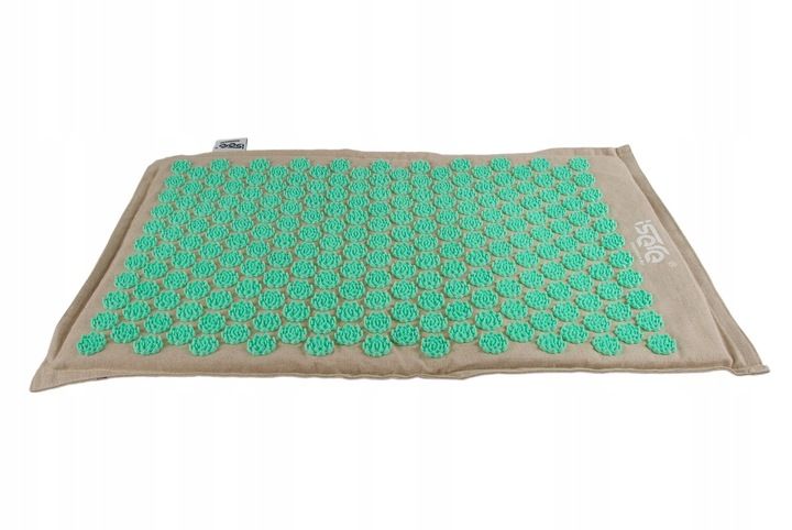 MATA DO AKUPRESURY Z KOLCAMI NATURALNA KOKOS GRYKA zdjęcie 5