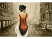 OBRAZ PARYSKI SPACER KOBIETY FRANCE