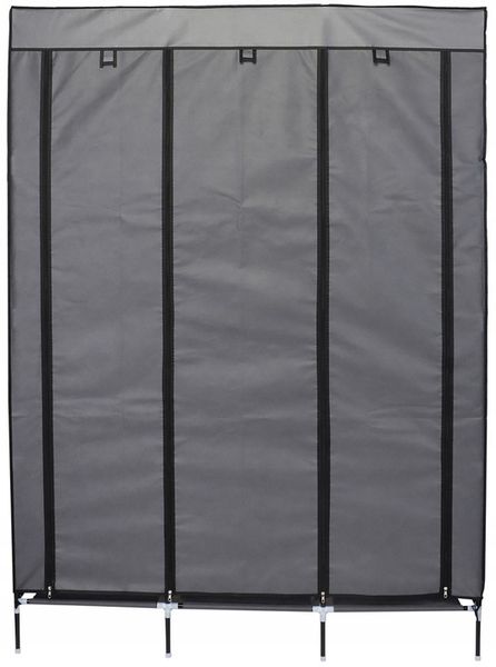 SZAFA Przenośnia tekstylna 8 półek pojemna 127X45X172CM turystyczna lekka zdjęcie 6