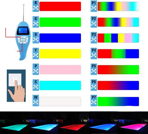 Reflektor LED basenowy LyLmLe PAR56 35W RGB IP68 oświetlenie basenowe na Arena.pl