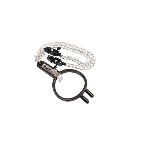 Humiliate Mouth Spreader with Nipple Clamps na Arena.pl