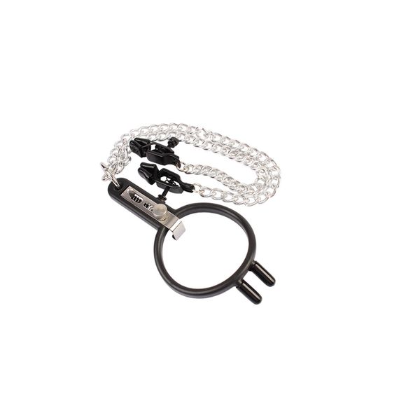 Humiliate Mouth Spreader With Nipple Clamps zdjęcie 3