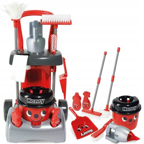 DUŻY ZESTAW DO SPRZĄTANIA HENRY WÓZEK MOP ODKURZACZ CASDON na Arena.pl
