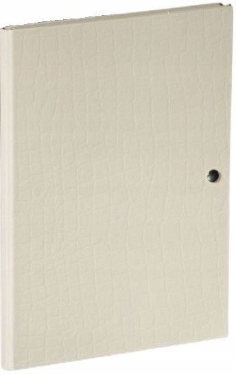 Teczka Zatrzask Kroko Biała zdjęcie 2