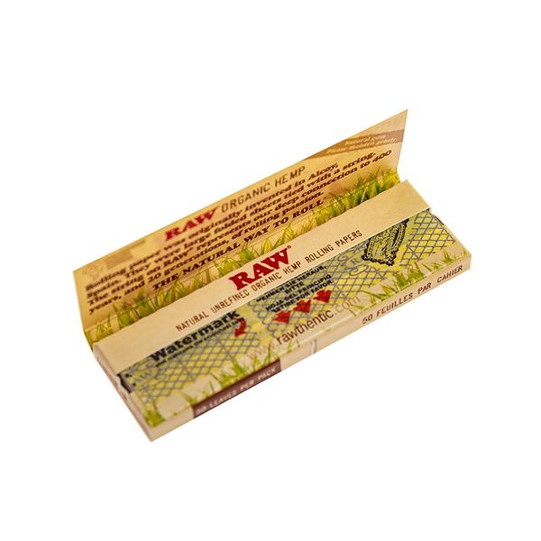 Bibułki RAW Organic Single Wide zdjęcie 3