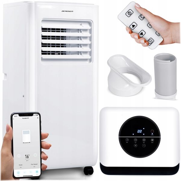 Klimatyzator Przenośny 2,9kW WiFi Osuszacz 40m2 26l BD-580 zdjęcie 1