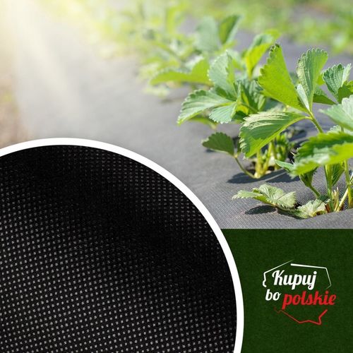 AGROWŁÓKNINA UV P-150G/M2 1,6x20m CZARNA GRUBA!!! na Arena.pl