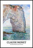 Plakat 70x100cm Design The Manneporte, Monet Vintage do Salonu