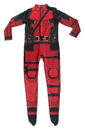 STRÓJ PRZEBRANIE KOSTIUM DEADPOOL +2MIECZE 134/140 na Arena.pl