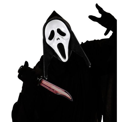 bm5 maska krzyk z kapturem maski scream halloween na Arena.pl