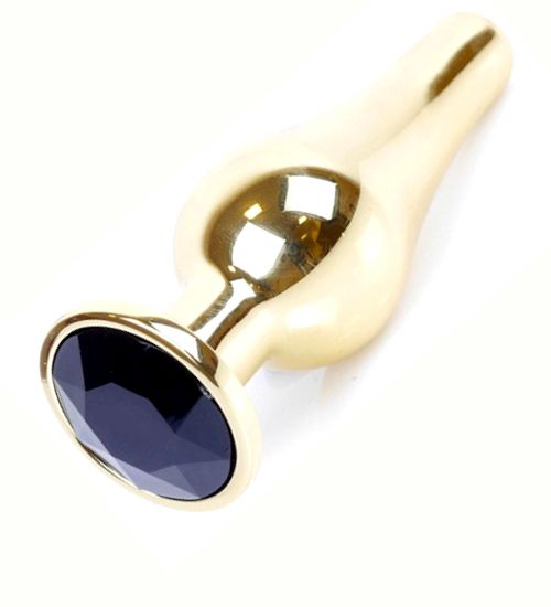 Elegancki plug analny z kryształkiem zdjęcie 1