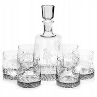 Komplet do whisky 6+1 "Wędkarski" Fjord karafka 950ml + szklanki 300ml