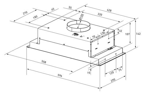 OKAP KUCHENNY LANILIA LAMEZO 60.1 WHITE + TURBINA TW 2.1 na Arena.pl
