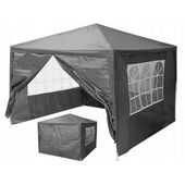 WODOODPORNY NAMIOT OGRODOWY MULTIGARDEN 3X3 M SZARY 4 ŚCIANY