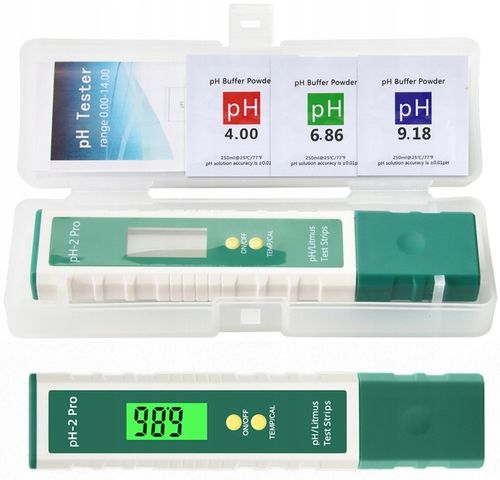 MIERNIK pH METR TESTER BUFORY WODY AUTOKALIBRACJA na Arena.pl