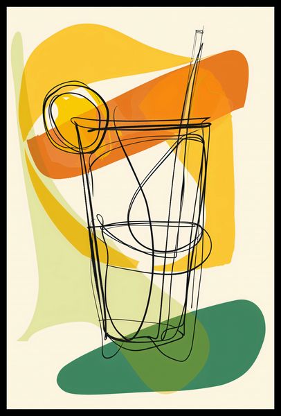 Plakat 40x60cm Koktajl Artystyczny zdjęcie 2