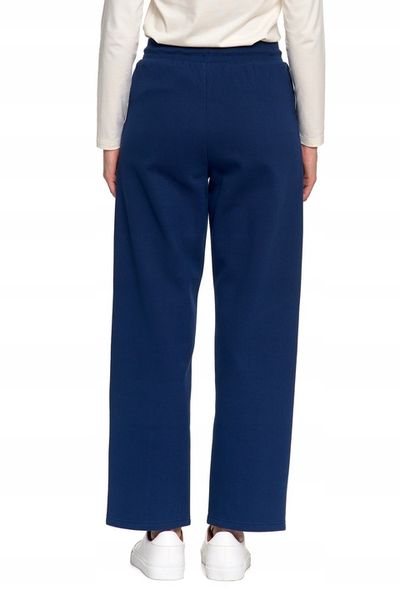 OCIEPLANE SPODNIE DRESOWE DAMSKIE PROSTA NOGAWKA WYSOKI STAN MORAJ L zdjęcie 4